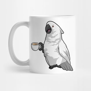 Parrot with Cup of Coffee Mug